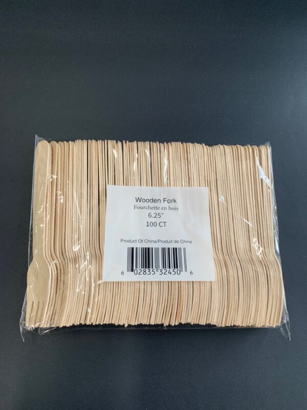 EC- Wooden Forks -100pc/pkg (10)