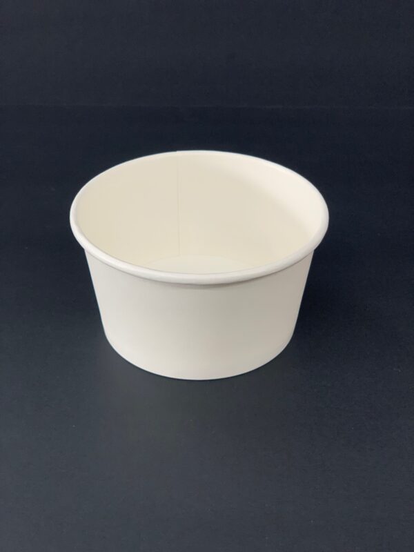 12oz White Paper Soup Container-25pc/Slv