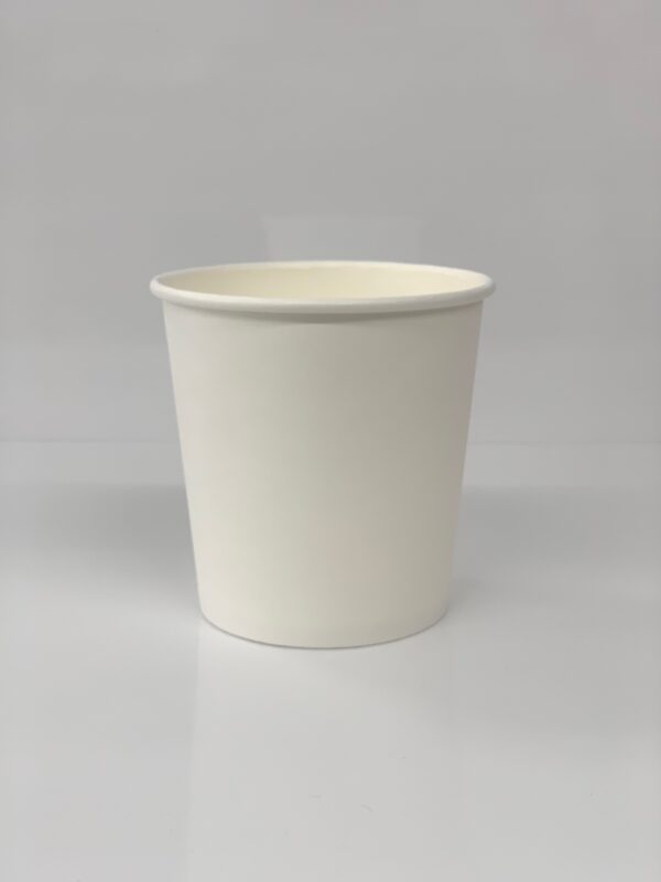 24oz White Paper Soup Container-25pc/Slv