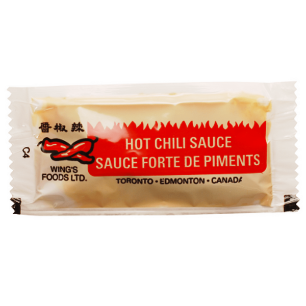 Wings Hot Chilli Sauce Portions 500x7ml