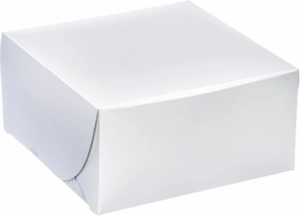 White Cake Box 12x12x6 -50pc