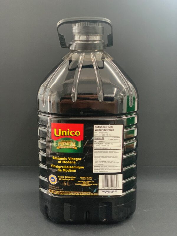 Unico Balsamic Vinegar of Modena-5lt