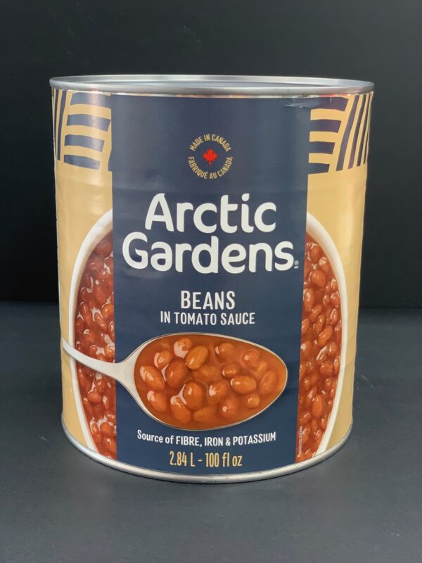 Arctic Gardens- Beans in Tomato Sauce-2.84l