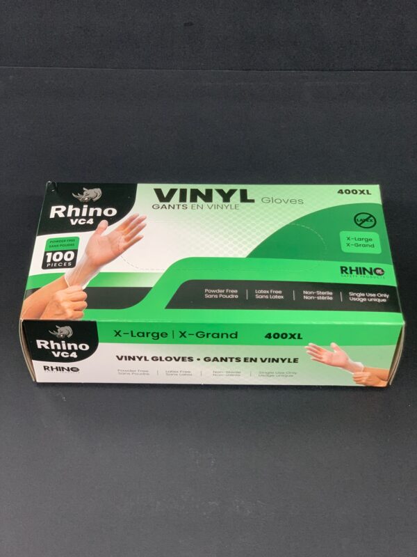 Rhino-Vinyl Gloves X-Large-100pc