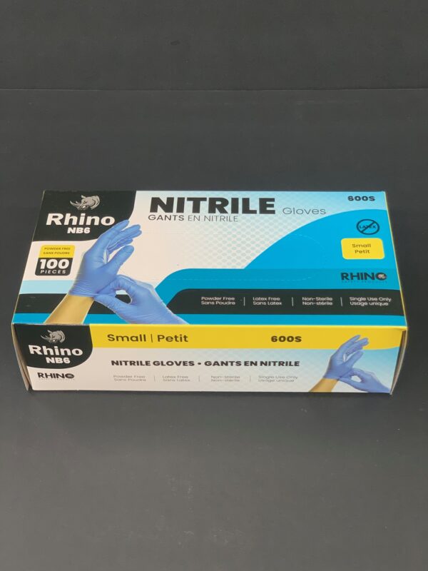 Rhino- Nitrile Gloves Small-100pc