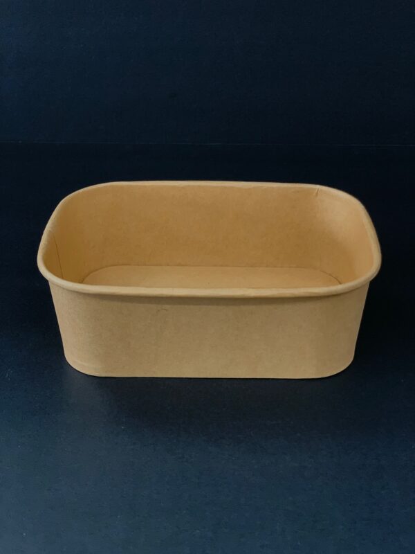 750ml Rectangular Kraft Paper Container-50pc(6)