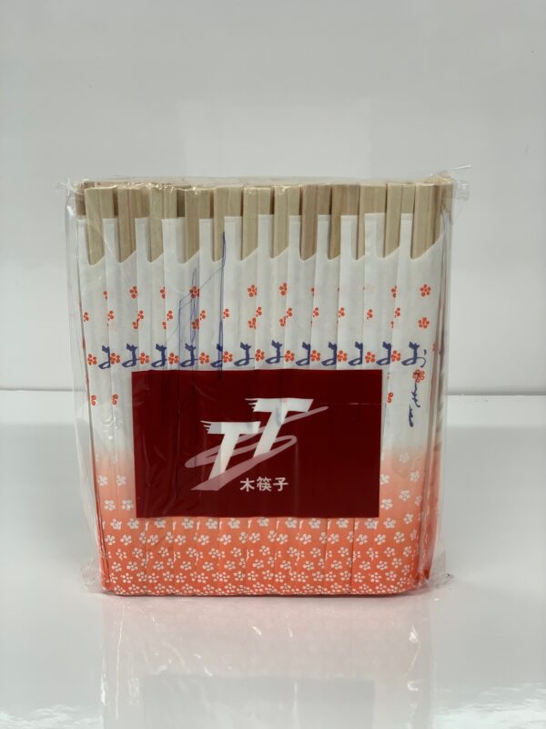 Wooden Chopstick Individually Wrapped-100 pair/Pkg (40)