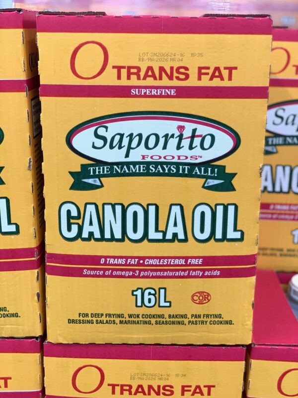 Saporito Canola oil 16l