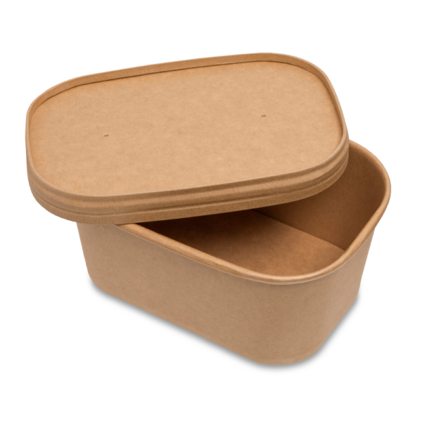 1000ml Rectangular Kraft Paper Container-50pc(6)