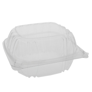 Pactiv 6'' Hinged 5 3/4x6x3-500pc/Case