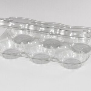 6pc Tart Plastic Container Vel042-400/Case