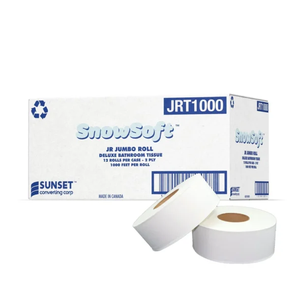 JRT1000 2ply Toilet Tissue-12 Rolls/Case