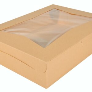 19x14x4 Kraft Window Lock Corner Box-50pc