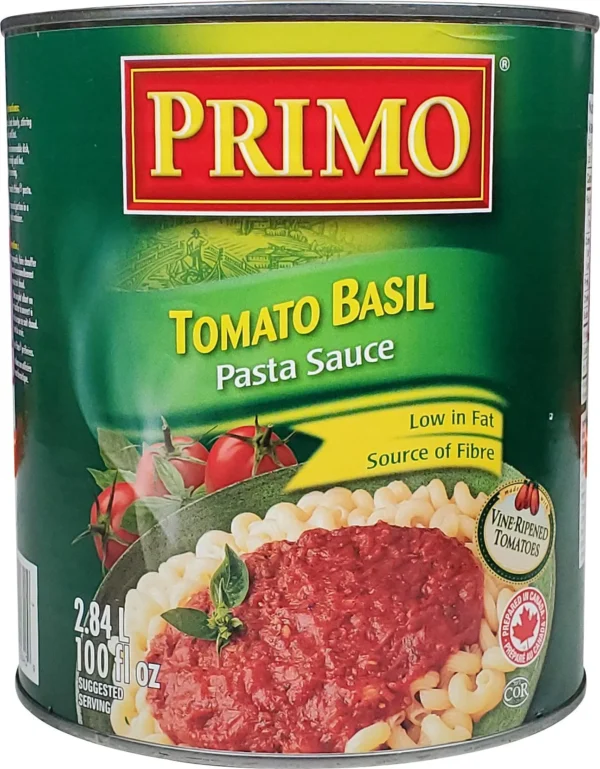 Primo Tomato Basil Pasta Sauce-2.84lt (6)