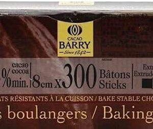 Barry Callebaut Dark Chocolate Baking Sticks 8cm 300sticks - 1.6KG